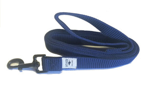 thick blue leash, six foot leash blue, durable leash, strong leash for dogs
