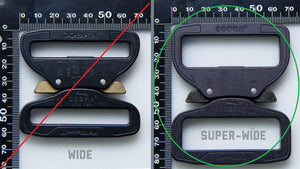 AustriAlpin COBRA 2.25" 58mm Quick Release Super Wide Buckle for Duty Belts