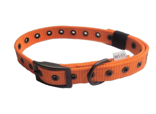 M1-K9 Garisson Collar, Safety Orange.  Adj. 12