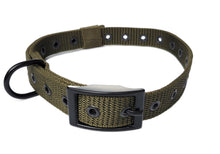 Load image into Gallery viewer, M1-K9 Garisson Collar, OD Green.  Adj. 12&quot;-19&quot; or 16&quot;-26&quot;