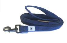 Load image into Gallery viewer, thick blue leash, six foot leash blue, durable leash, strong leash for dogs